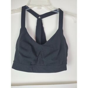 Women's Black Athletic Sports Bra‎ Racerback Straps Size Medium
